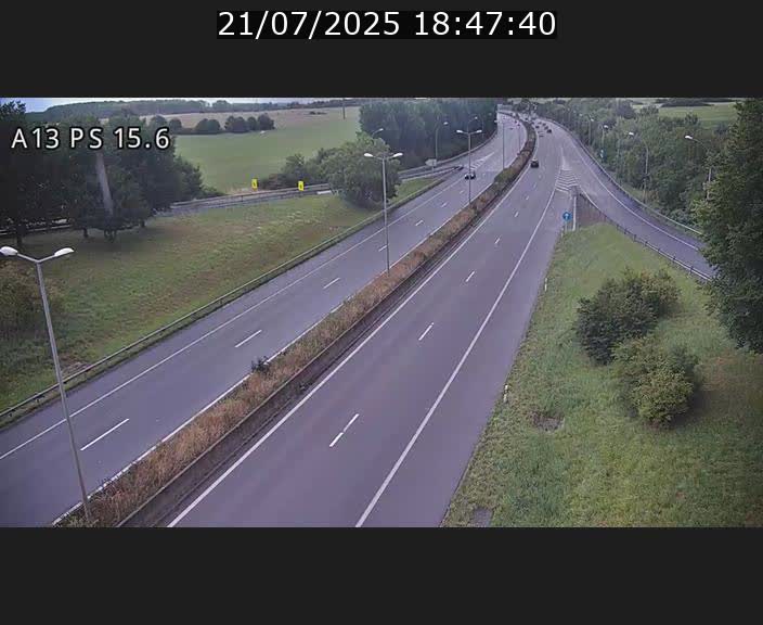 Traffic live webcam Luxembourg Kayl - A13 direction Dudelange - BK 15.6