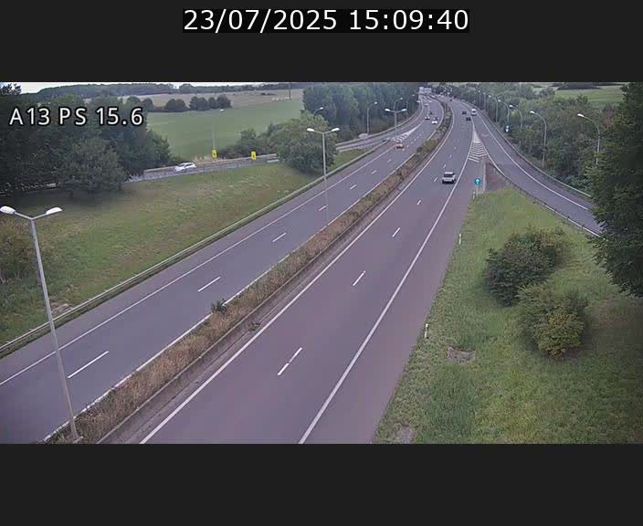 Traffic live webcam Luxembourg Kayl - A13 direction Dudelange - BK 15.6