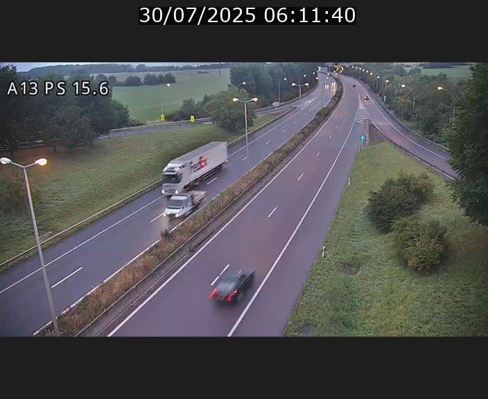 Traffic live webcam Luxembourg Kayl - A13 direction Dudelange - BK 15.6