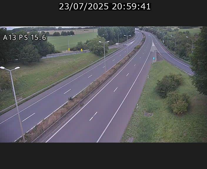 Traffic live webcam Luxembourg Kayl - A13 direction Dudelange - BK 15.6