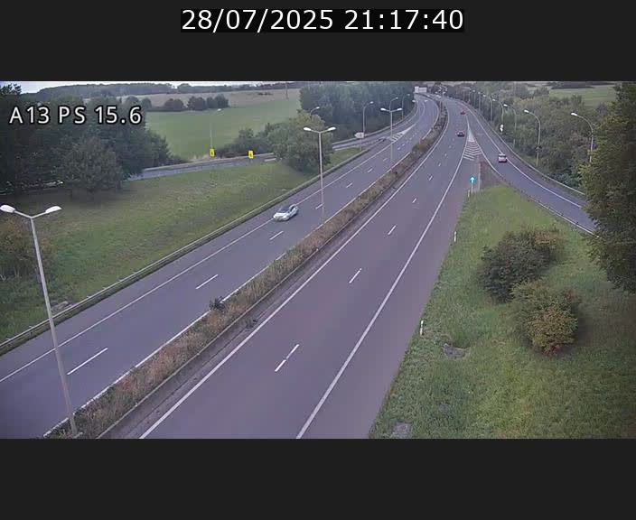 Traffic live webcam Luxembourg Kayl - A13 direction Dudelange - BK 15.6
