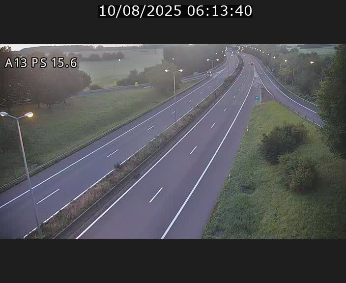 Traffic live webcam Luxembourg Kayl - A13 direction Dudelange - BK 15.6