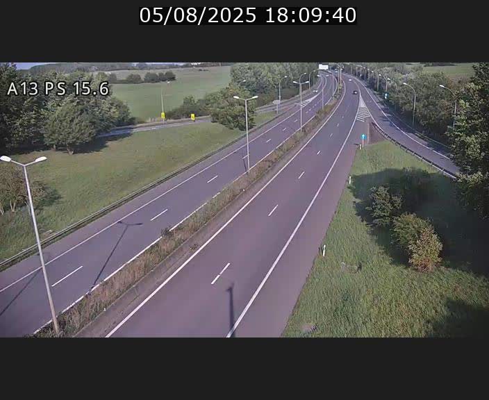 Traffic live webcam Luxembourg Kayl - A13 direction Dudelange - BK 15.6