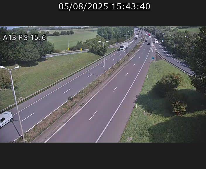 Traffic live webcam Luxembourg Kayl - A13 direction Dudelange - BK 15.6