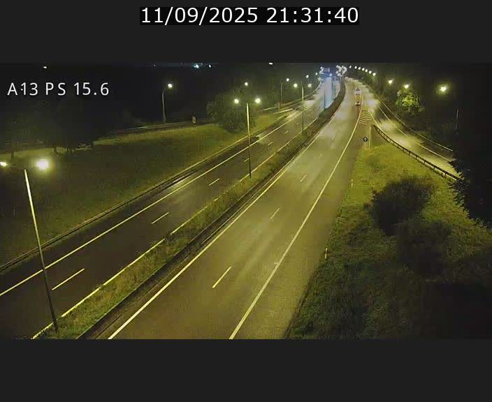 Traffic live webcam Luxembourg Kayl - A13 direction Dudelange - BK 15.6