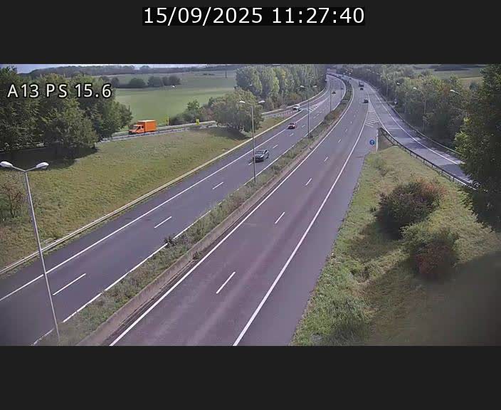 Traffic live webcam Luxembourg Kayl - A13 direction Dudelange - BK 15.6
