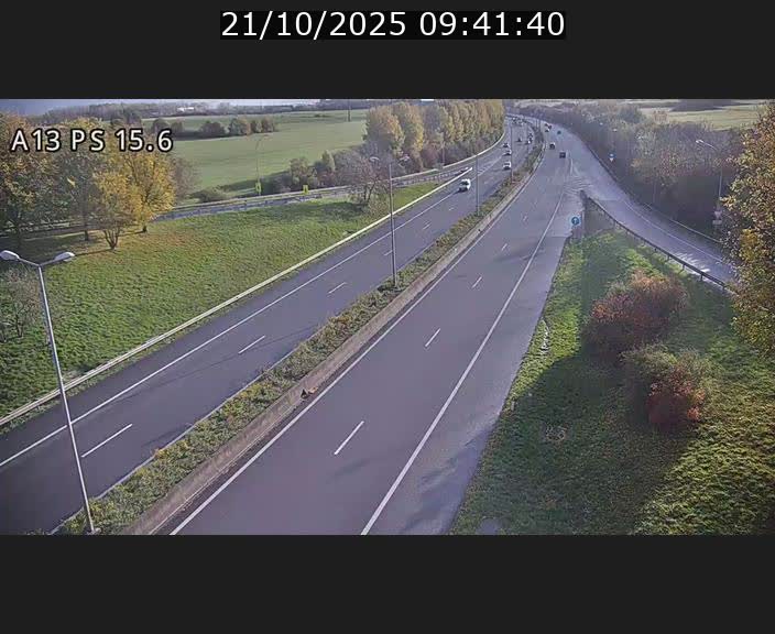 Traffic live webcam Luxembourg Kayl - A13 direction Dudelange - BK 15.6
