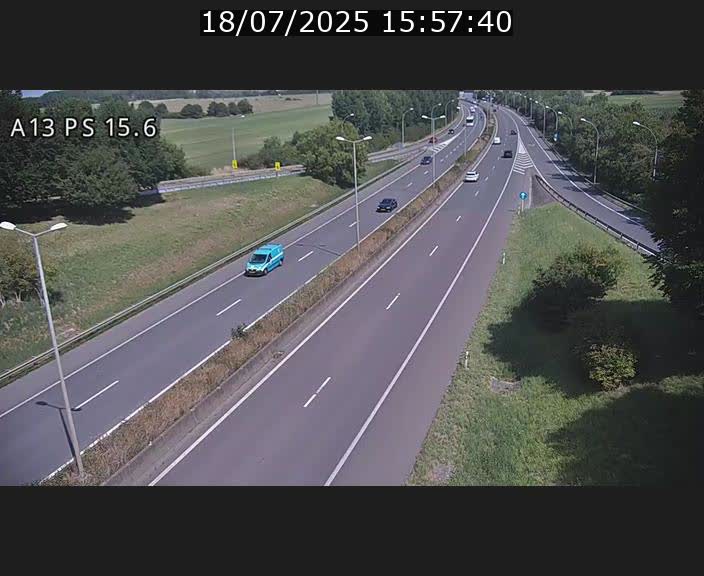 <h2>Traffic live webcam Luxembourg Kayl - A13 direction Dudelange - BK 15.6</h2>