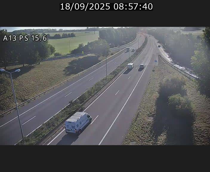 <h2>Traffic live webcam Luxembourg Kayl - A13 direction Dudelange - BK 15.6</h2>