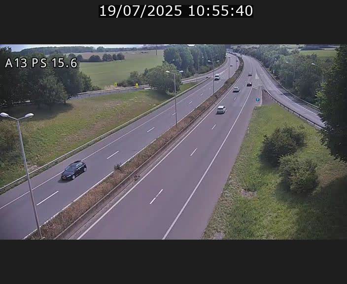 <h2>Traffic live webcam Luxembourg Kayl - A13 direction Dudelange - BK 15.6</h2>