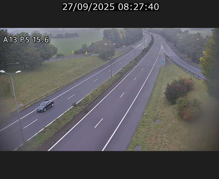 <h2>Traffic live webcam Luxembourg Kayl - A13 direction Dudelange - BK 15.6</h2>