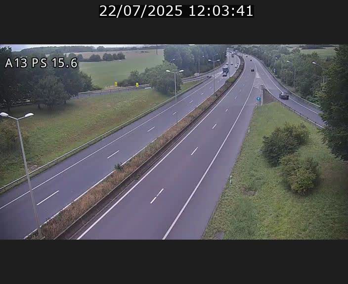 <h2>Traffic live webcam Luxembourg Kayl - A13 direction Dudelange - BK 15.6</h2>