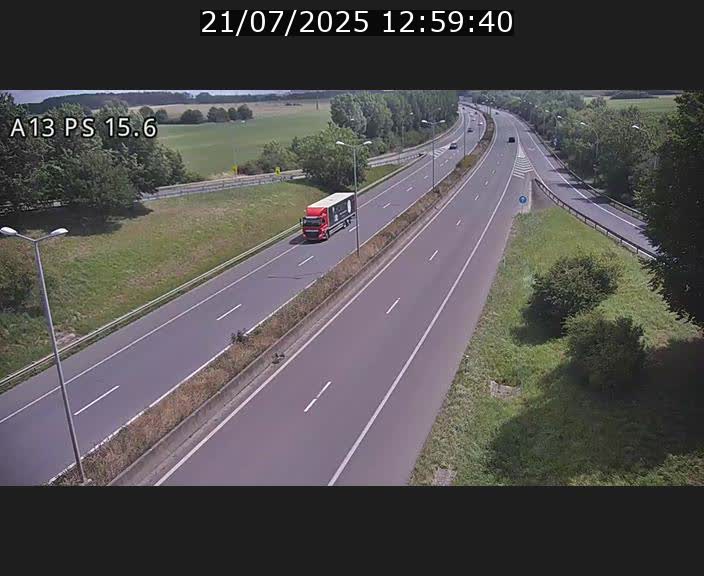 <h2>Traffic live webcam Luxembourg Kayl - A13 direction Dudelange - BK 15.6</h2>