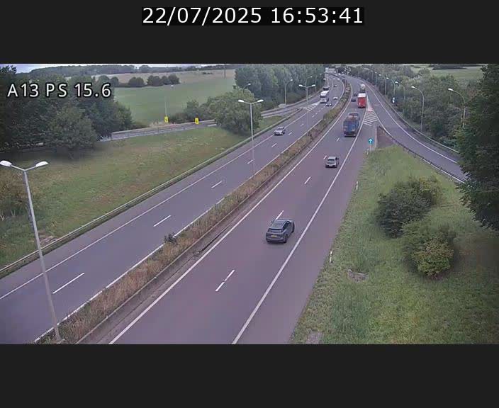 <h2>Traffic live webcam Luxembourg Kayl - A13 direction Dudelange - BK 15.6</h2>