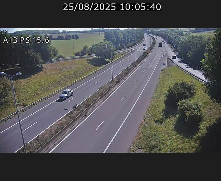 <h2>Traffic live webcam Luxembourg Kayl - A13 direction Dudelange - BK 15.6</h2>