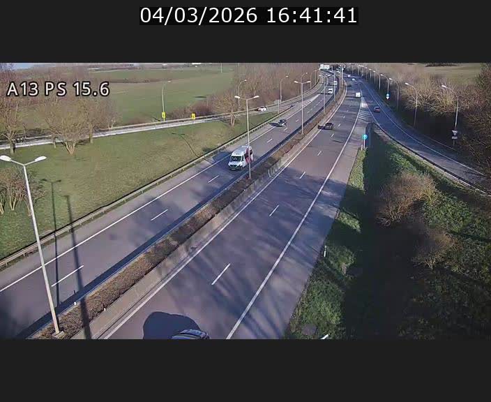 Traffic live webcam Luxembourg Kayl - A13 direction Dudelange - BK 15.6