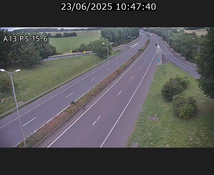 <h2>Traffic live webcam Luxembourg Kayl - A13 direction Dudelange - BK 15.6</h2>