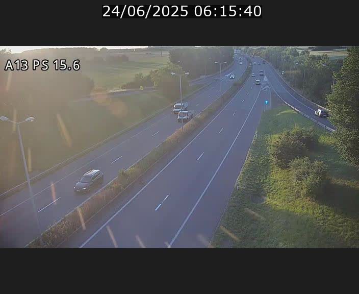 <h2>Traffic live webcam Luxembourg Kayl - A13 direction Dudelange - BK 15.6</h2>