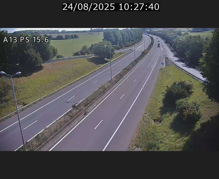 <h2>Traffic live webcam Luxembourg Kayl - A13 direction Dudelange - BK 15.6</h2>