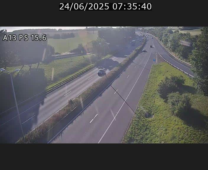 <h2>Traffic live webcam Luxembourg Kayl - A13 direction Dudelange - BK 15.6</h2>