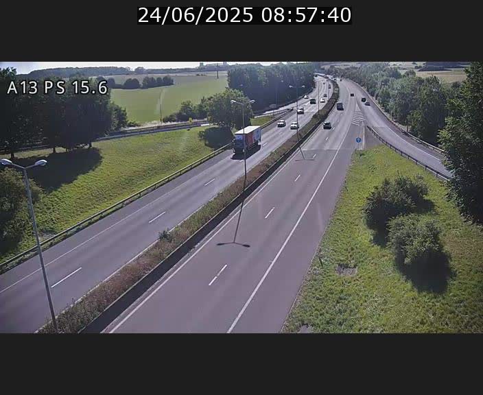 <h2>Traffic live webcam Luxembourg Kayl - A13 direction Dudelange - BK 15.6</h2>