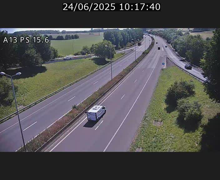 <h2>Traffic live webcam Luxembourg Kayl - A13 direction Dudelange - BK 15.6</h2>