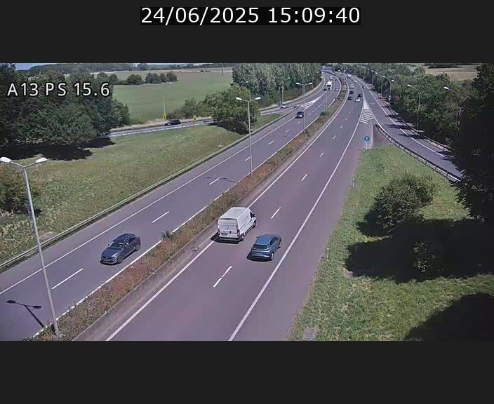 <h2>Traffic live webcam Luxembourg Kayl - A13 direction Dudelange - BK 15.6</h2>
