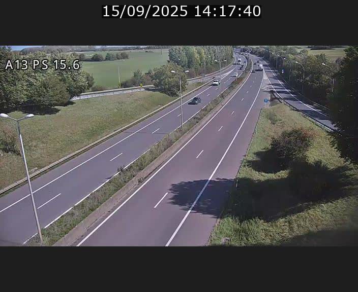 <h2>Traffic live webcam Luxembourg Kayl - A13 direction Dudelange - BK 15.6</h2>