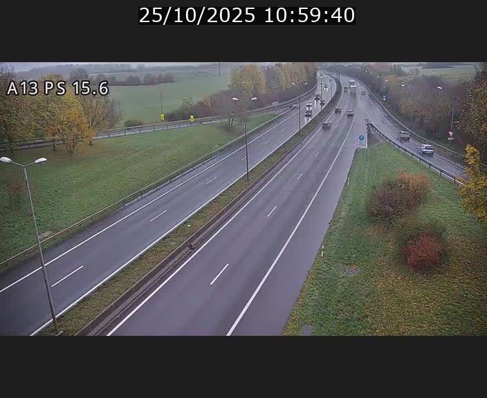 <h2>Traffic live webcam Luxembourg Kayl - A13 direction Dudelange - BK 15.6</h2>