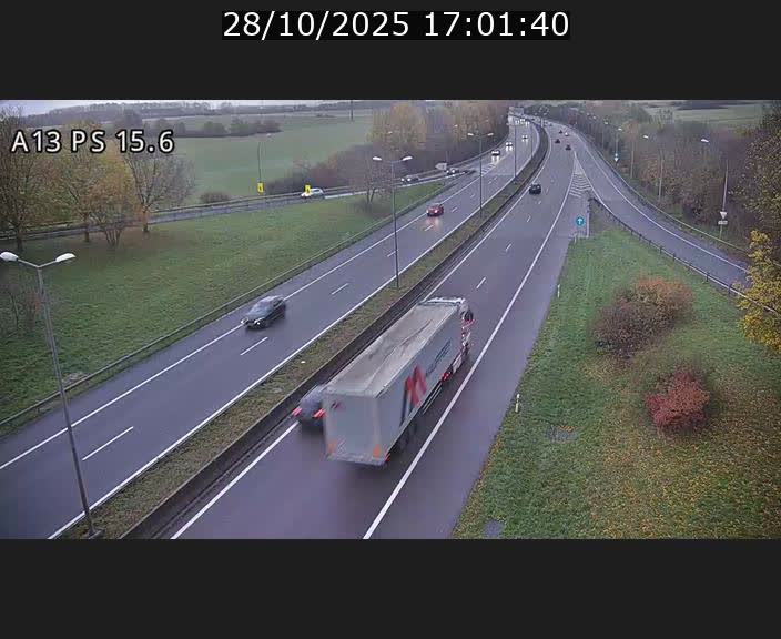 <h2>Traffic live webcam Luxembourg Kayl - A13 direction Dudelange - BK 15.6</h2>