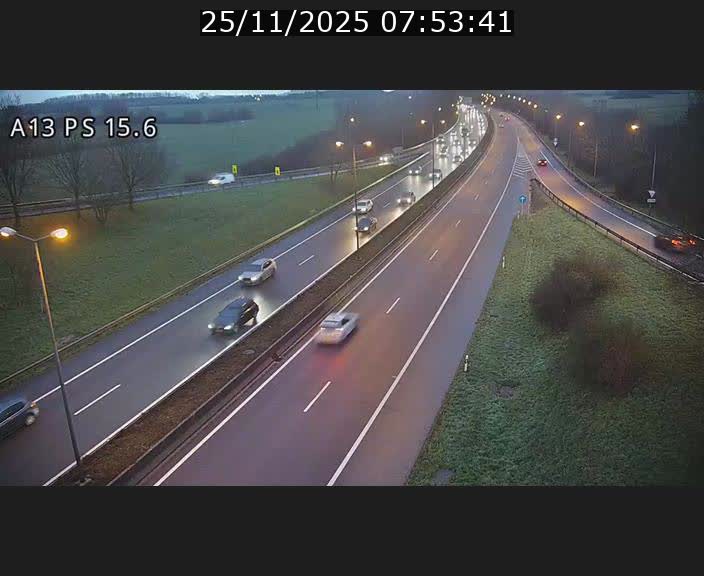 <h2>Traffic live webcam Luxembourg Kayl - A13 direction Dudelange - BK 15.6</h2>