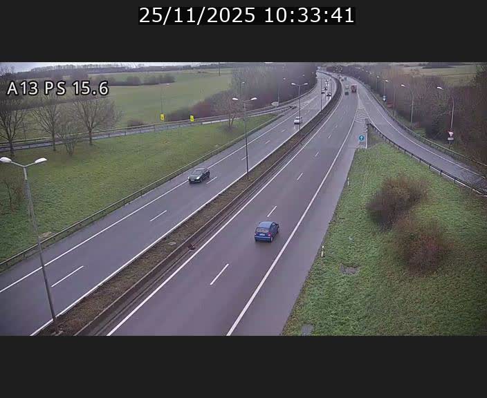 <h2>Traffic live webcam Luxembourg Kayl - A13 direction Dudelange - BK 15.6</h2>
