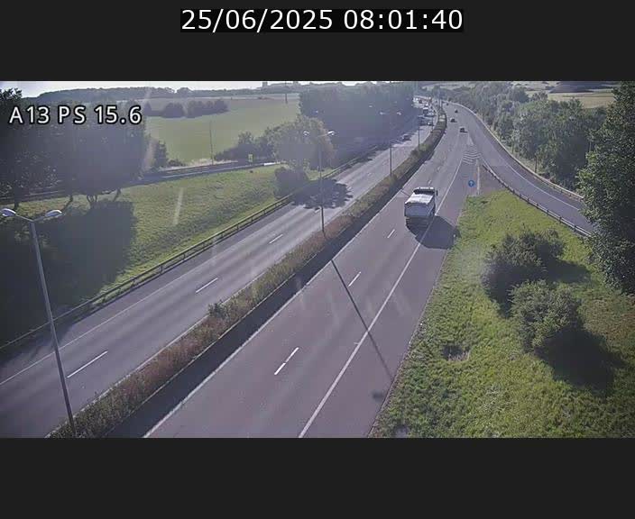 <h2>Traffic live webcam Luxembourg Kayl - A13 direction Dudelange - BK 15.6</h2>