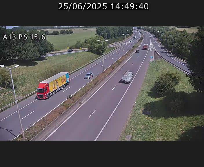 <h2>Traffic live webcam Luxembourg Kayl - A13 direction Dudelange - BK 15.6</h2>