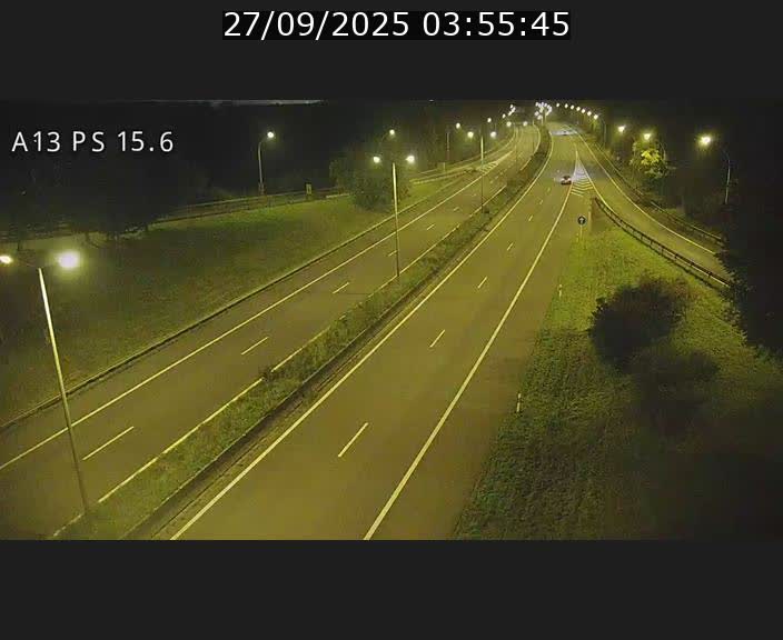 Traffic live webcam Luxembourg Kayl - A13 direction Dudelange - BK 15.6