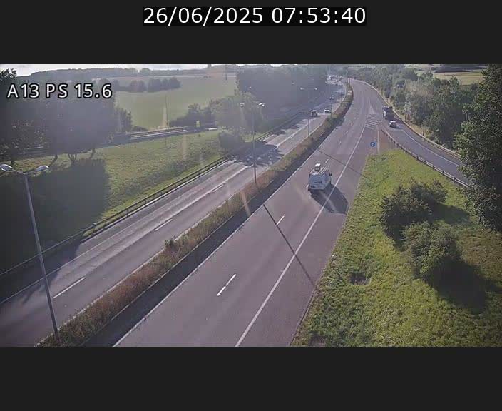 <h2>Traffic live webcam Luxembourg Kayl - A13 direction Dudelange - BK 15.6</h2>