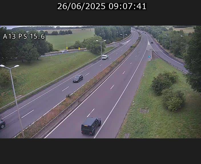 <h2>Traffic live webcam Luxembourg Kayl - A13 direction Dudelange - BK 15.6</h2>