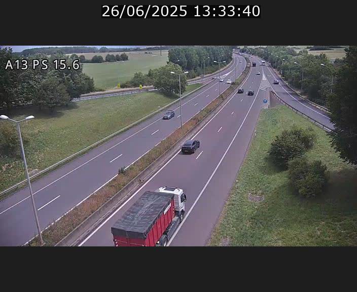 <h2>Traffic live webcam Luxembourg Kayl - A13 direction Dudelange - BK 15.6</h2>