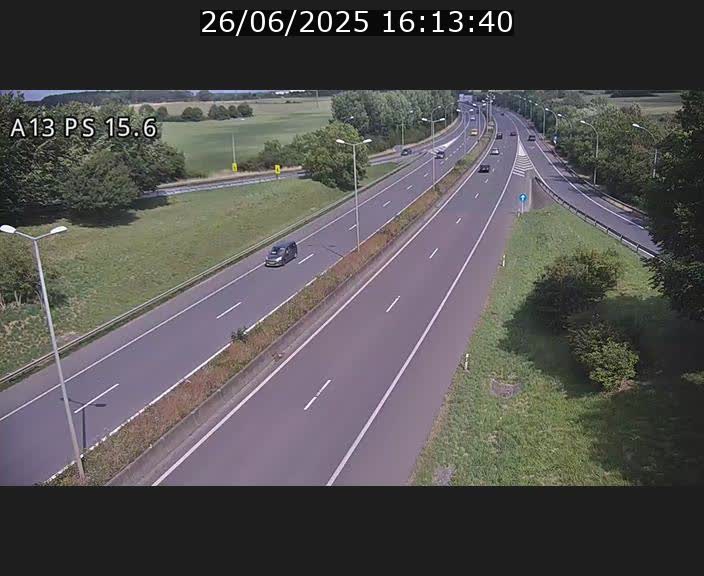 <h2>Traffic live webcam Luxembourg Kayl - A13 direction Dudelange - BK 15.6</h2>