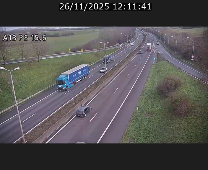<h2>Traffic live webcam Luxembourg Kayl - A13 direction Dudelange - BK 15.6</h2>