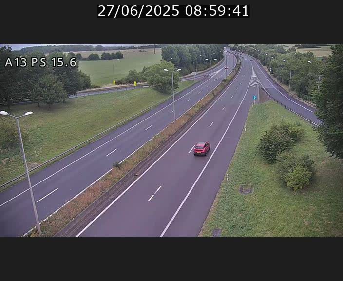 <h2>Traffic live webcam Luxembourg Kayl - A13 direction Dudelange - BK 15.6</h2>