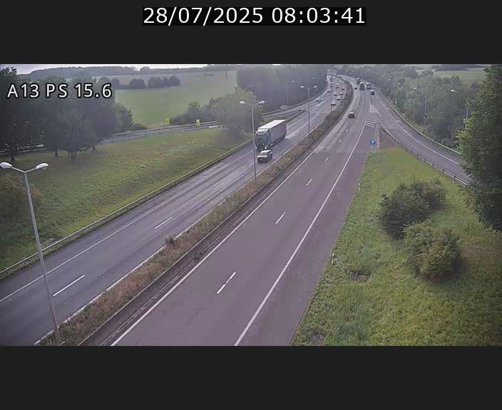 <h2>Traffic live webcam Luxembourg Kayl - A13 direction Dudelange - BK 15.6</h2>