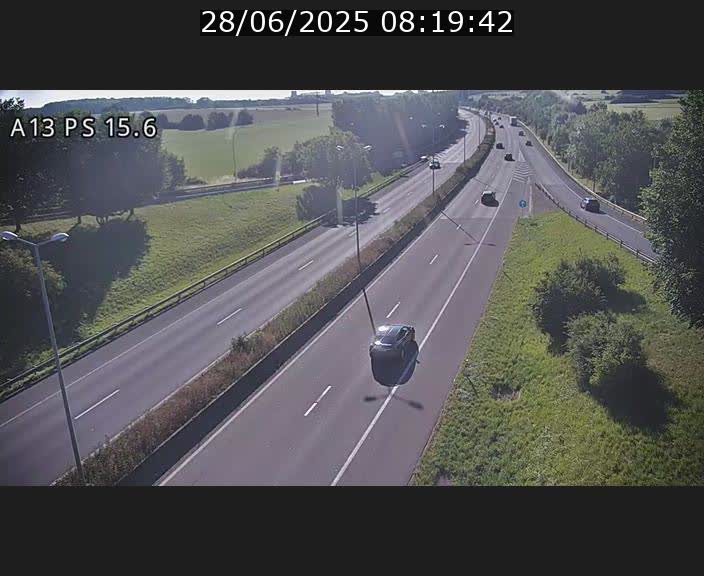<h2>Traffic live webcam Luxembourg Kayl - A13 direction Dudelange - BK 15.6</h2>