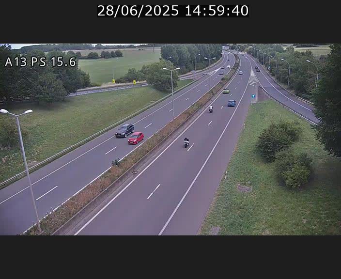 <h2>Traffic live webcam Luxembourg Kayl - A13 direction Dudelange - BK 15.6</h2>