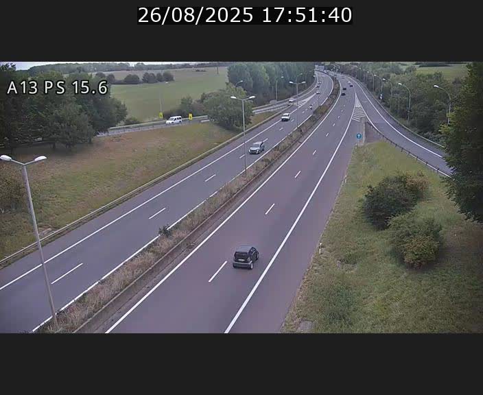 <h2>Traffic live webcam Luxembourg Kayl - A13 direction Dudelange - BK 15.6</h2>