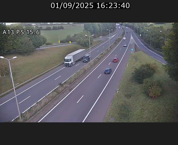 <h2>Traffic live webcam Luxembourg Kayl - A13 direction Dudelange - BK 15.6</h2>