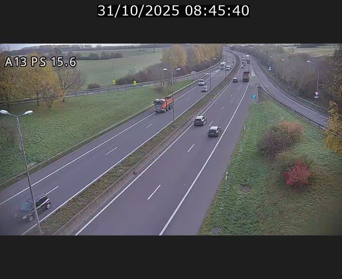<h2>Traffic live webcam Luxembourg Kayl - A13 direction Dudelange - BK 15.6</h2>