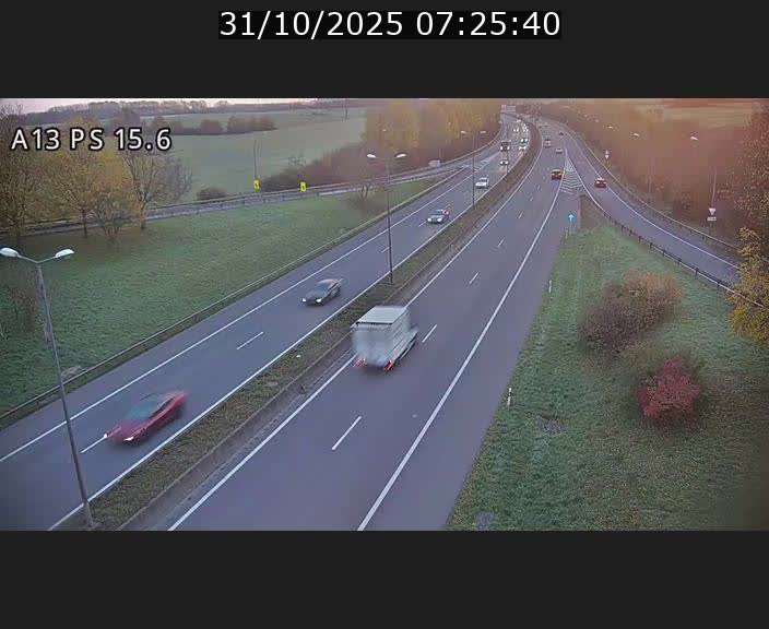 <h2>Traffic live webcam Luxembourg Kayl - A13 direction Dudelange - BK 15.6</h2>
