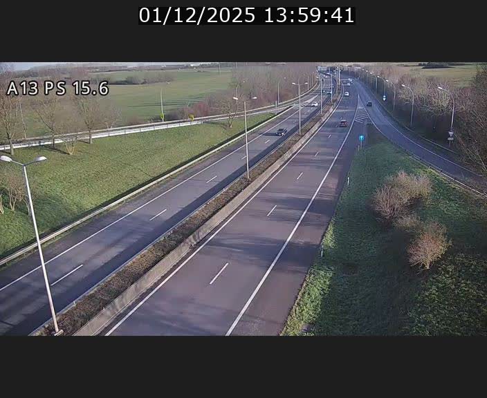 <h2>Traffic live webcam Luxembourg Kayl - A13 direction Dudelange - BK 15.6</h2>