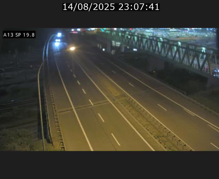 Traffic live webcam Luxembourg Croix de Bettembourg - A13 direction Esch-sur-Alzette - BK 19.8